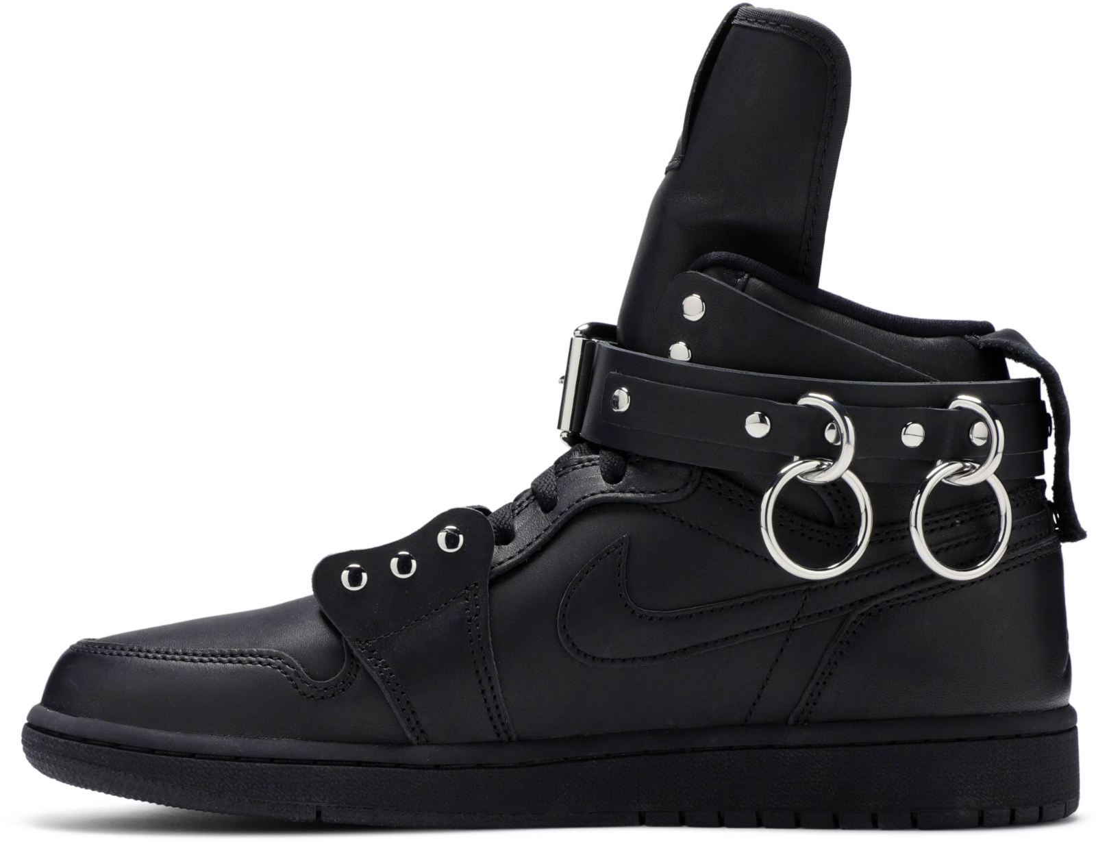 CN5738-001 COMME des GARCONS Ã Nike Air Jordan 1 High "Black" (Men's)