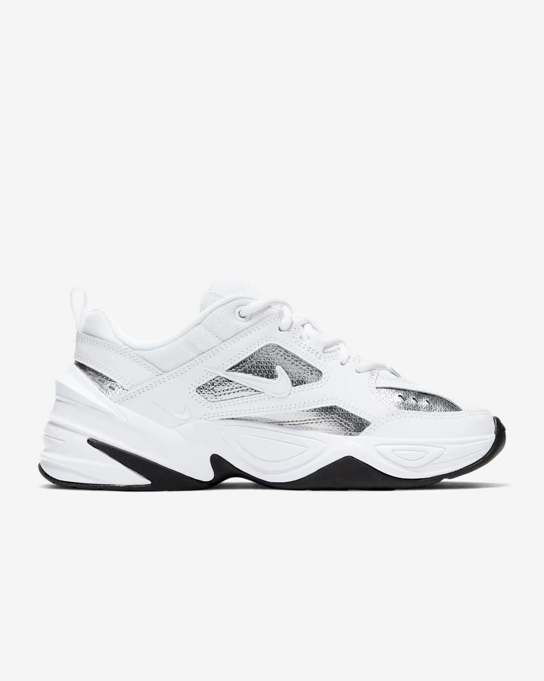 CJ9583-100 Nike M2K Tekno Essential White Metallic Silver Black White (Women's)