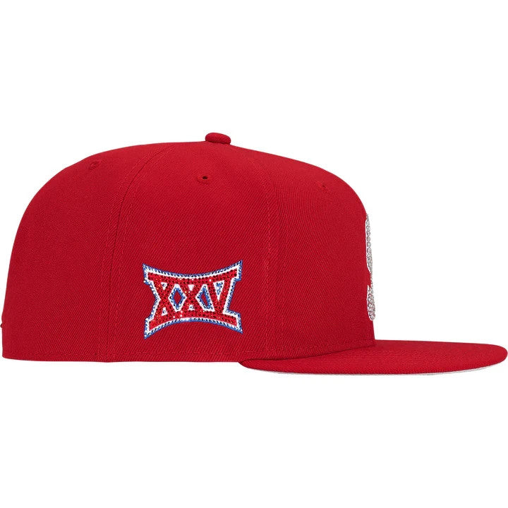 Supreme Swarovski S Logo New Era Red