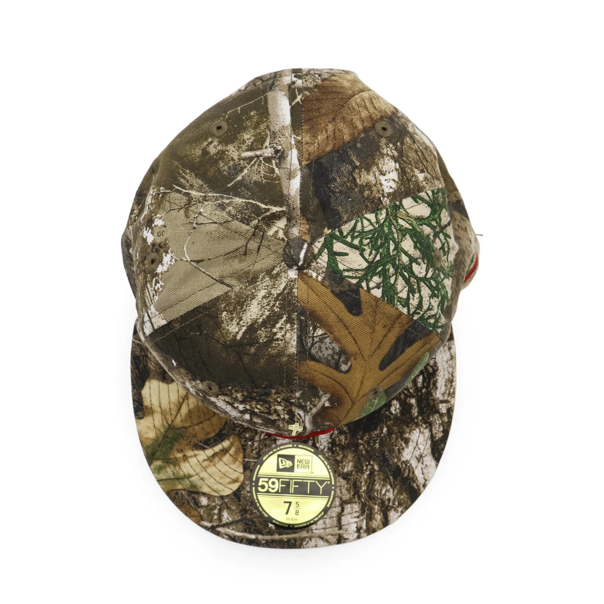 Supreme Gold Cross S Logo New Era RealTree Camo