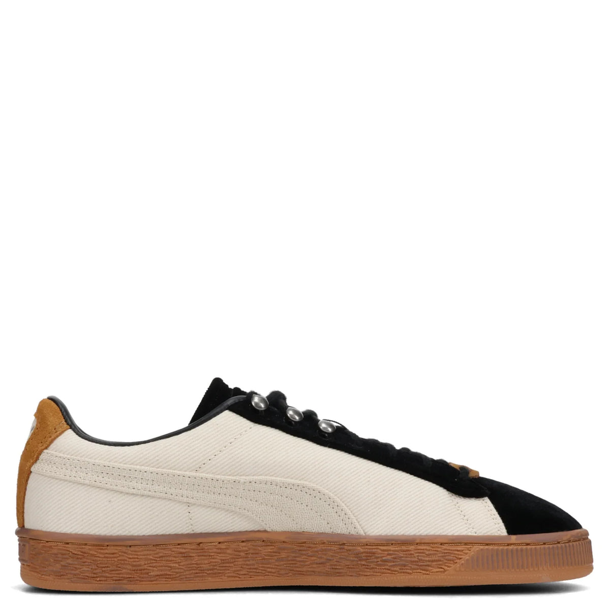 409939-01 MASU Ã Puma Curio Suede "Alpine Snow/PUMA Black" (Men's)