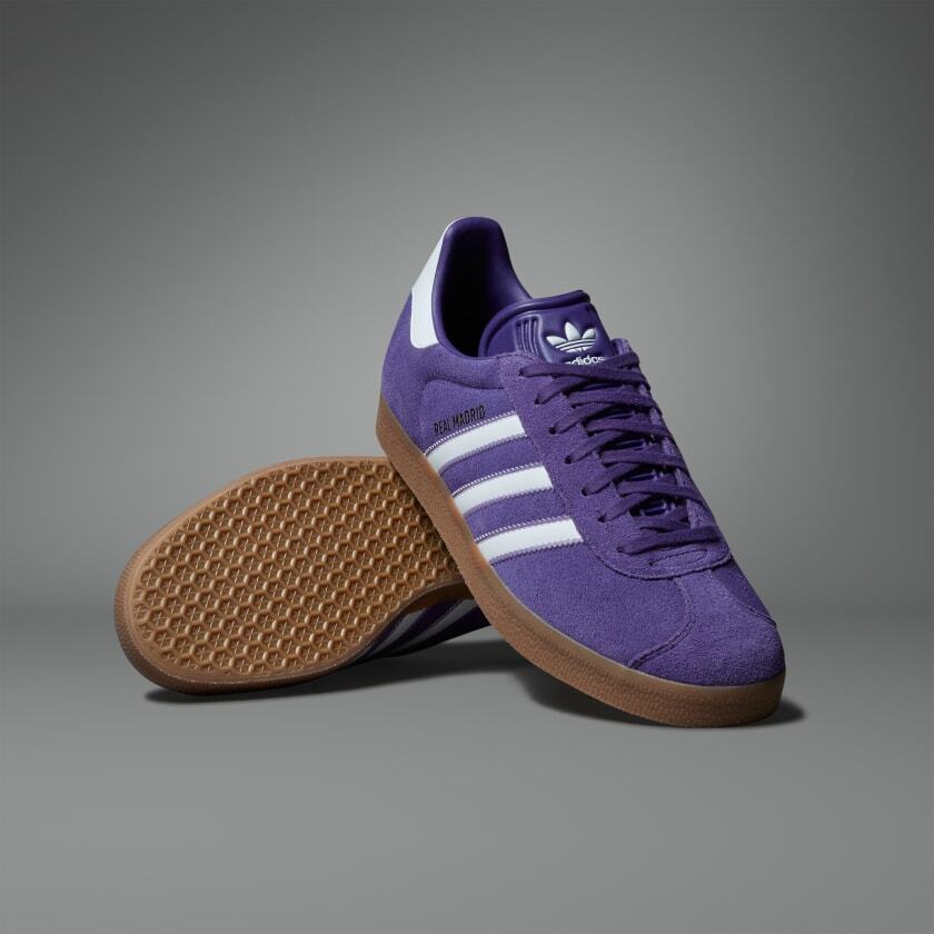 JS3041 Real Madrid adidas Originals Gazelle Terrace Icons Purple Cloud (Men's)