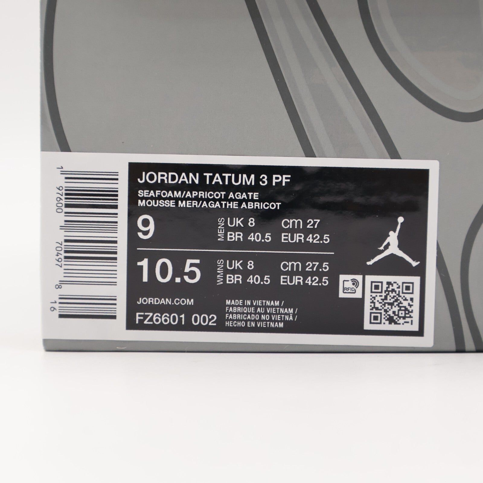 FZ6601-002 Nike Jordan Tatum 3 Zero Days Off(FZ6598-002/FZ6601-002 (Men's)