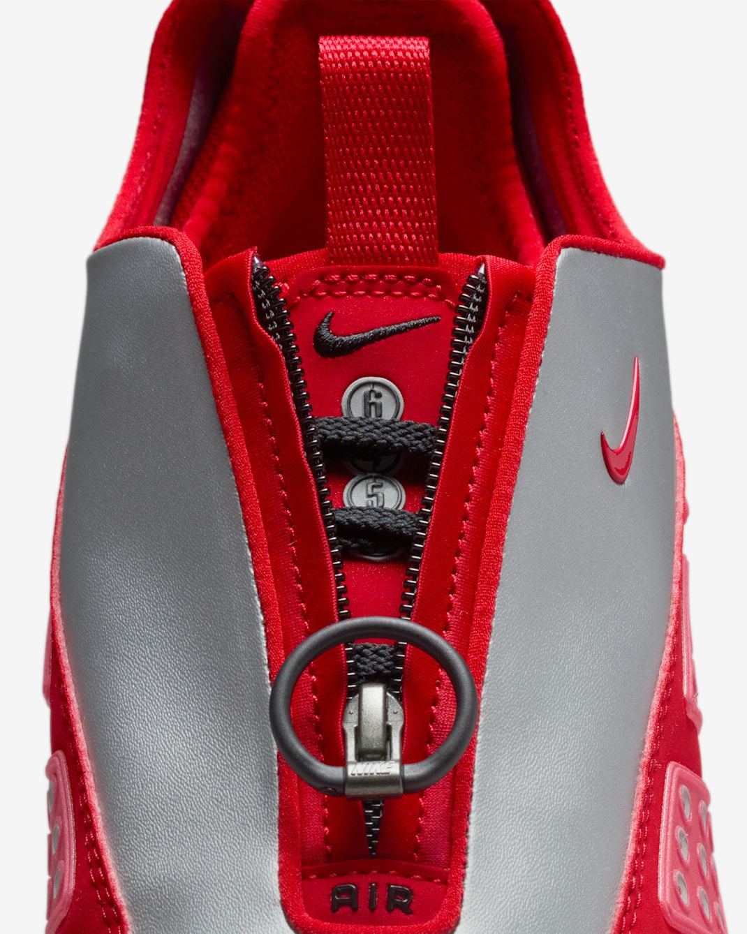 IH3988-001 Nike Air Max SNDR Fusion Red and Silver ( Women's)