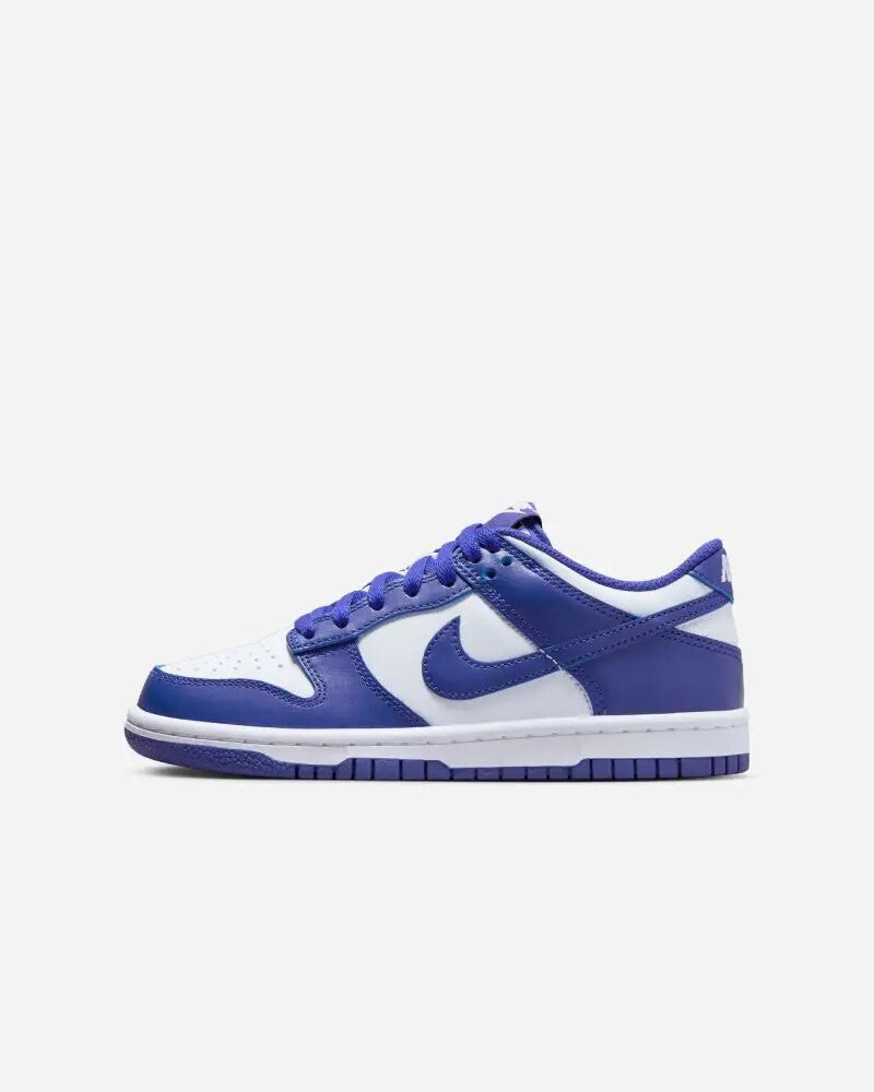 FB9109-106 Nike GS Dunk Low White University Red Concord