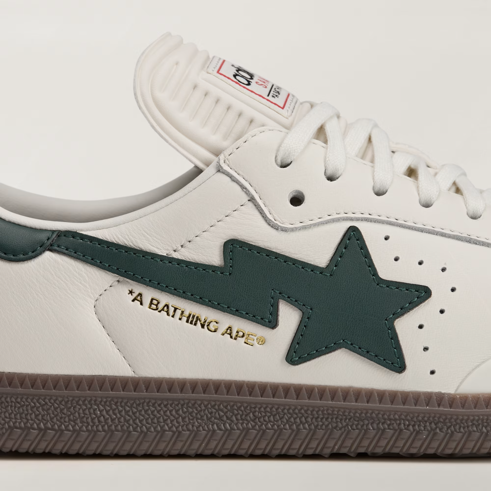 KJ8852 A BATHING APE adidas Samba World Cup Pack Off White Shadow Green(Men's)