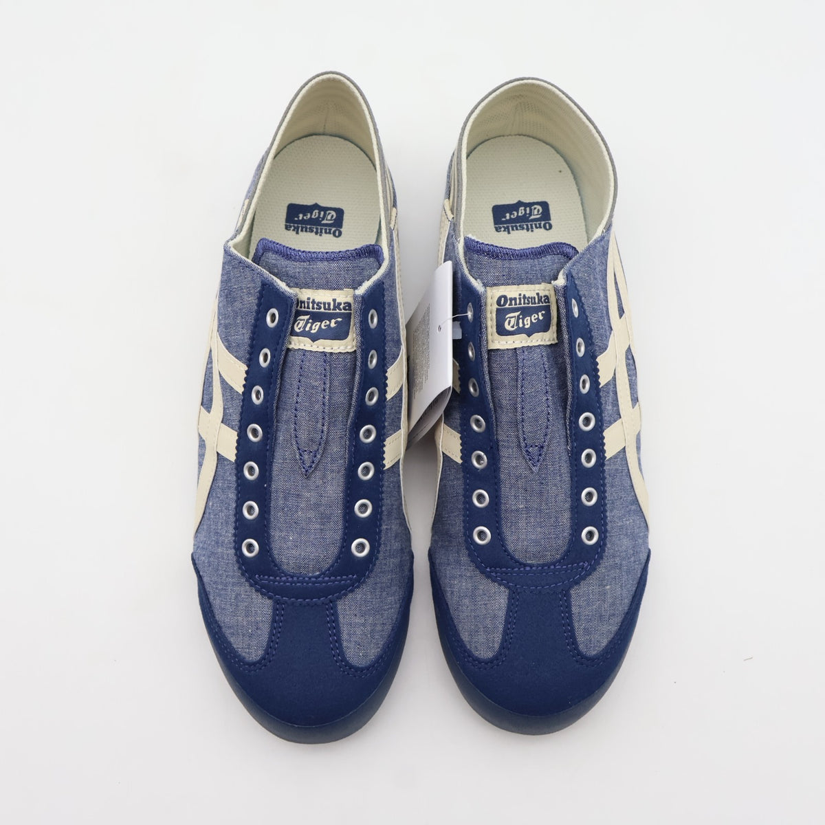 1183C233-400 Onitsuka Tiger Mexico 66 Paraty Blue Chambray Natural (Men's)