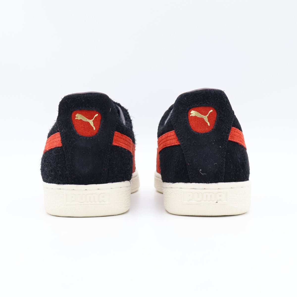 398560-01 Puma Suede MIJ Puma Black Puma Red (Men's)