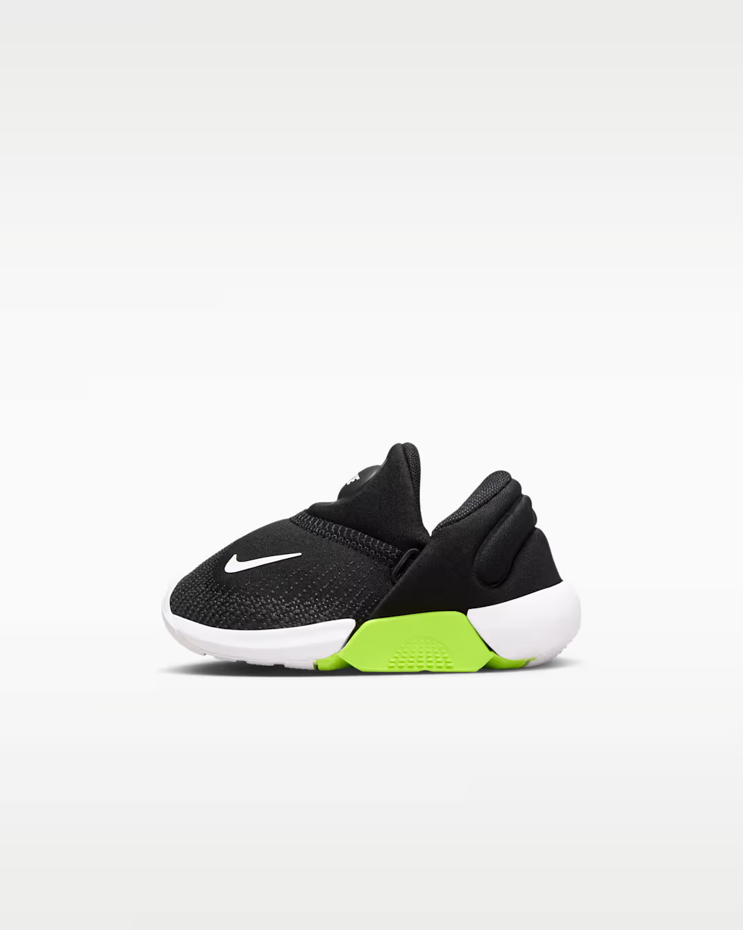 IB3362-001 Nike TD Swoosh Go "Black/Volt/Anthracite/White" (Toddler)