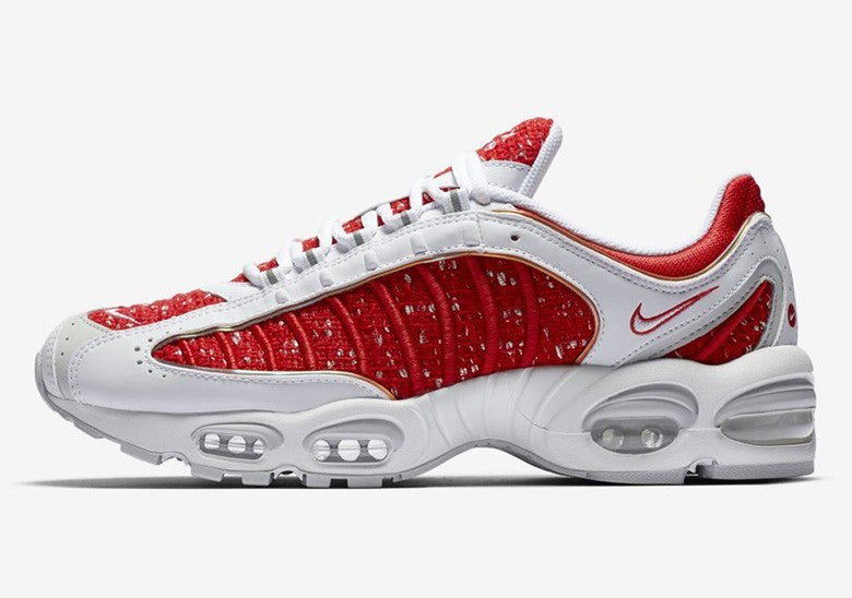 AT3854-100 Supreme Ã Nike Air Max Tailwind 4 "Red" (Men's)