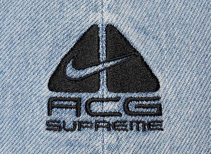 Supreme Nike ACG Denim 6-Panel Washed Blue