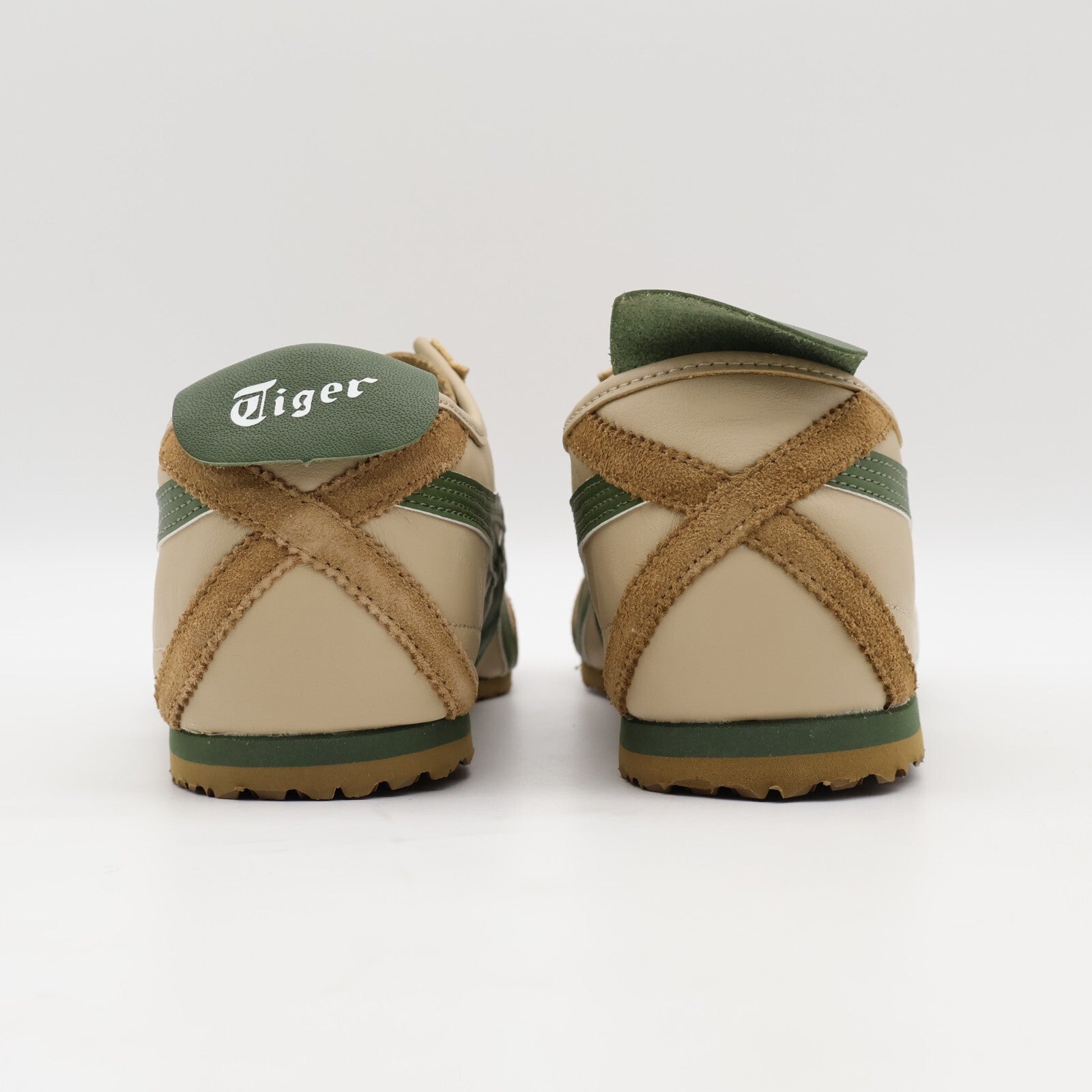 1183C102-250 Onitsuka Tiger Mexico 66 Beige Grass Green (Men's)
