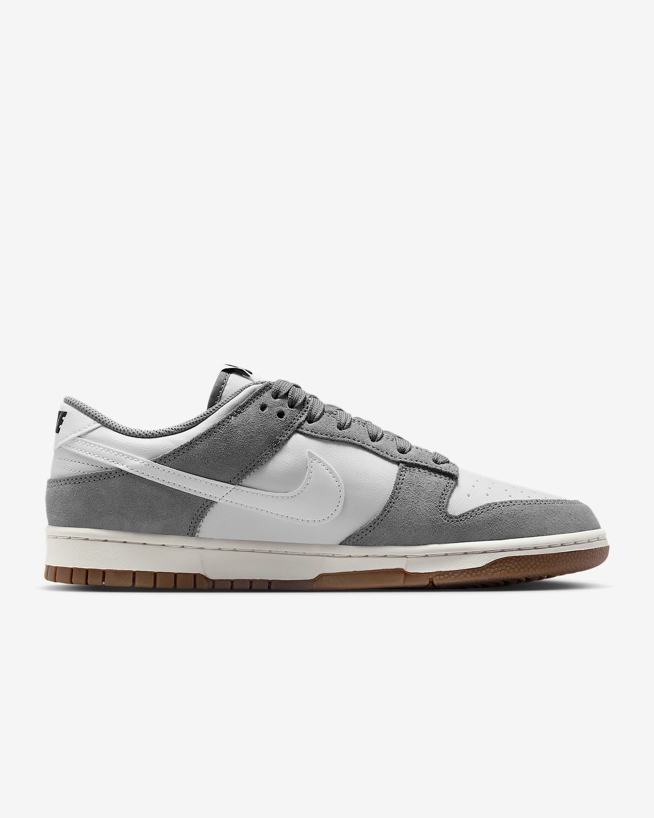 IB6399-001 Nike Dunk Low Grey Suede (Men's)