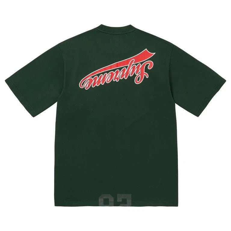 Supreme Cracked Flipped S/S Top Dark Green