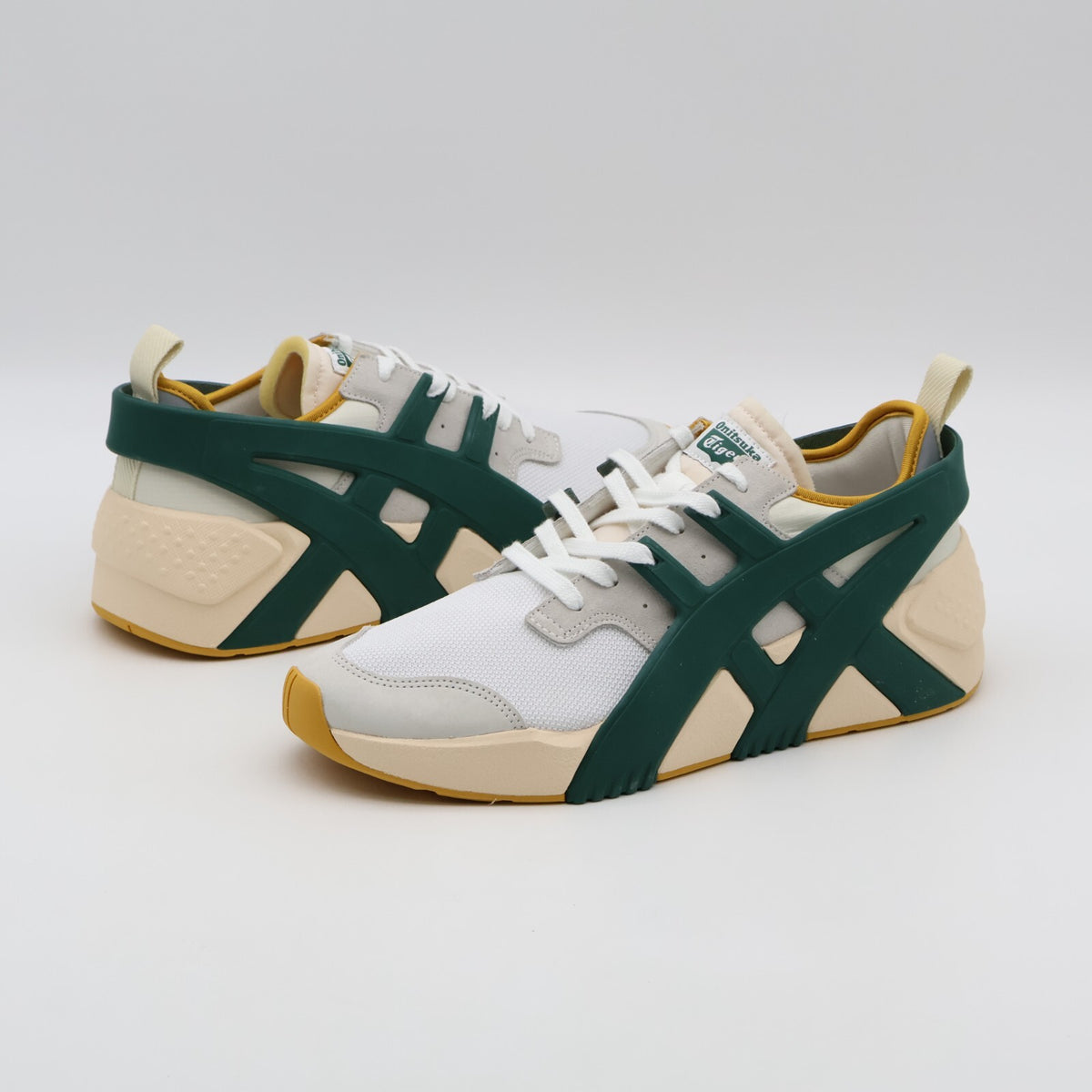 1183A795-102 Onitsuka Tiger Big Logo Trainer 2.0 White Pine Green (Men's)