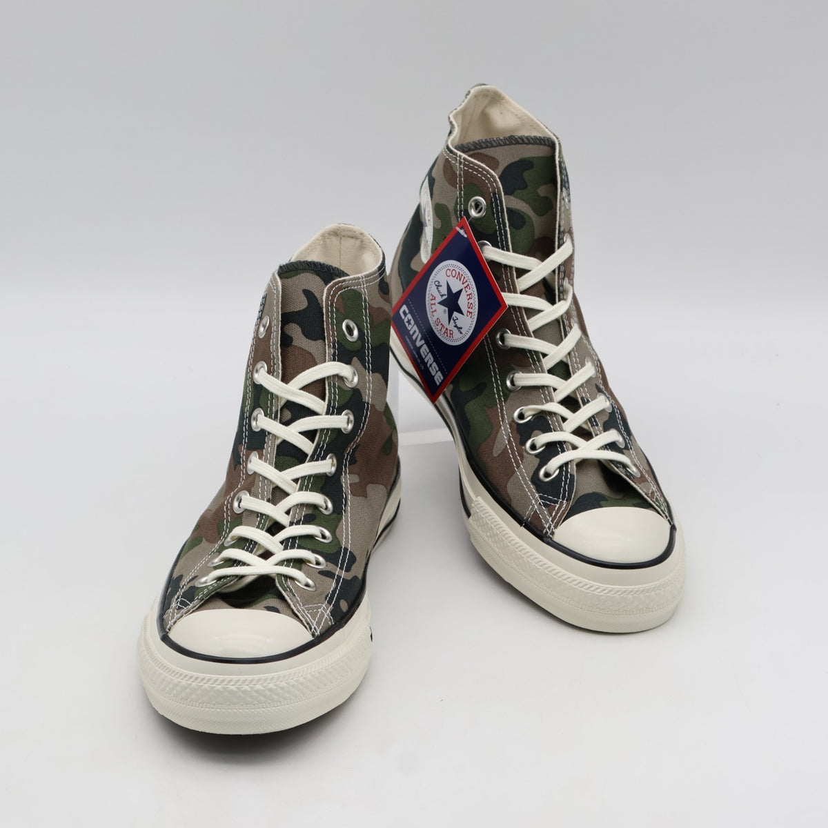 31318220 Converse All Star Aged Woodlandcamo Hi Green Gray Brown (Men's)