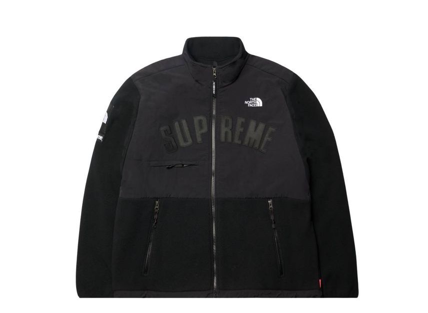Supreme The North Face Arc Logo Denali Fleece Jacket Black