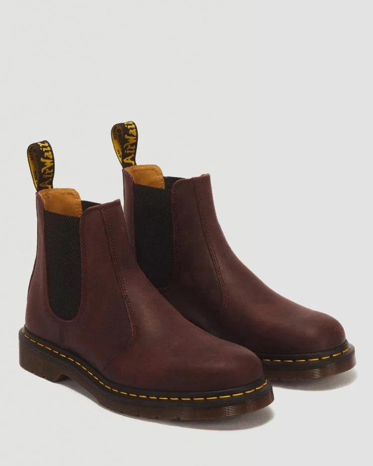 27486600 Dr.Martens 2976 Yellow Stitch Chelsea Boot "Cherry Red" (Men's)