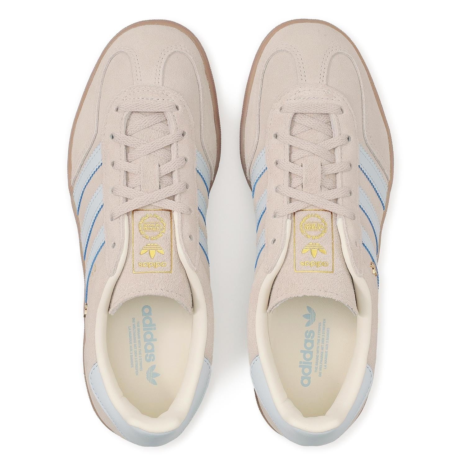 JR2432 adidas Gazelle Indoor Wonder Beige Halo Blue (Women's)