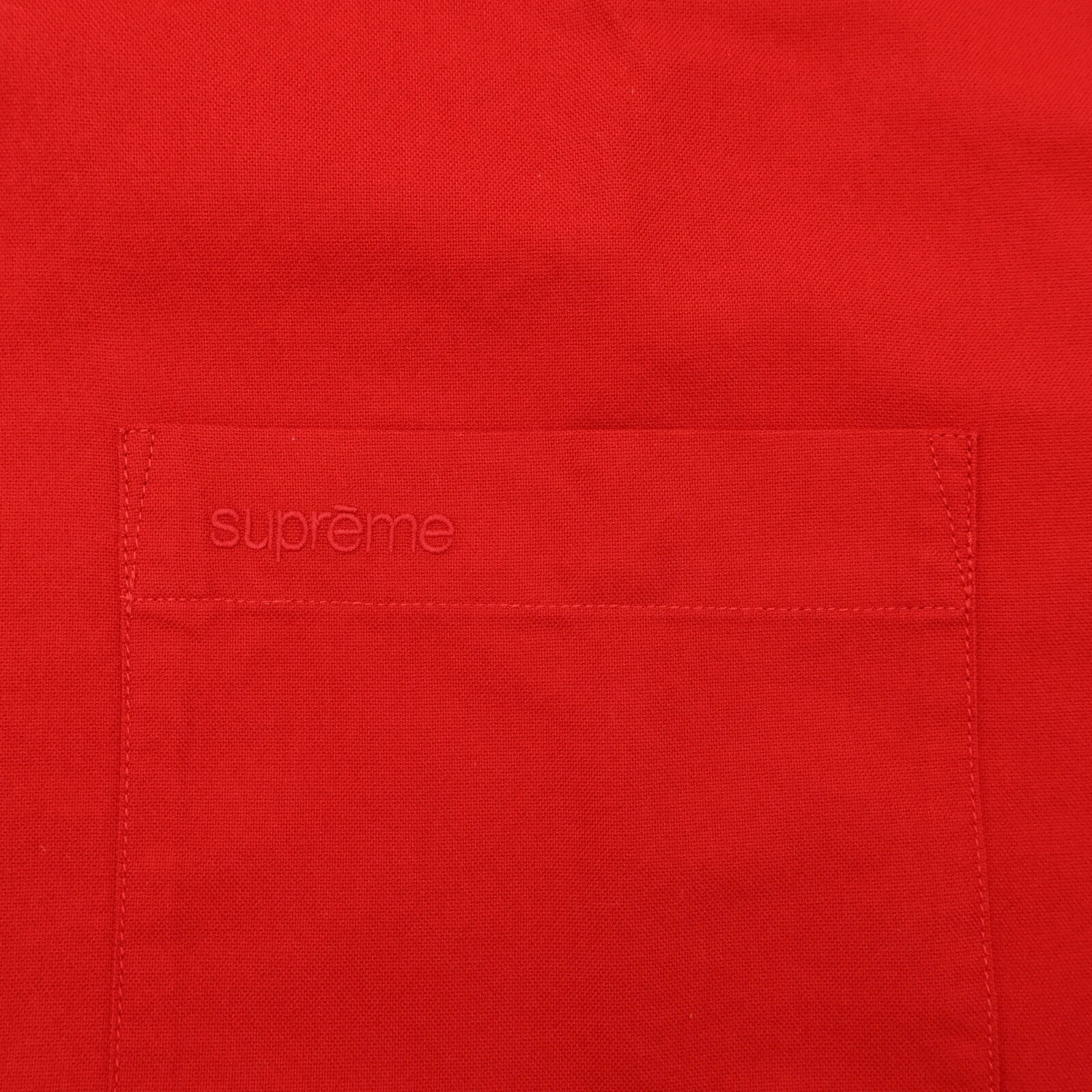 Supreme Loose Fit Oxford S/S Shirt Red