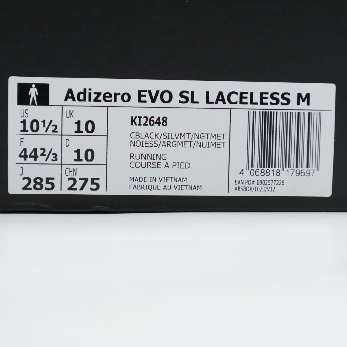 KI2648 adidas Adizero EVO SL Laceless LIGHTSTRIKEPRO Running (Men's)