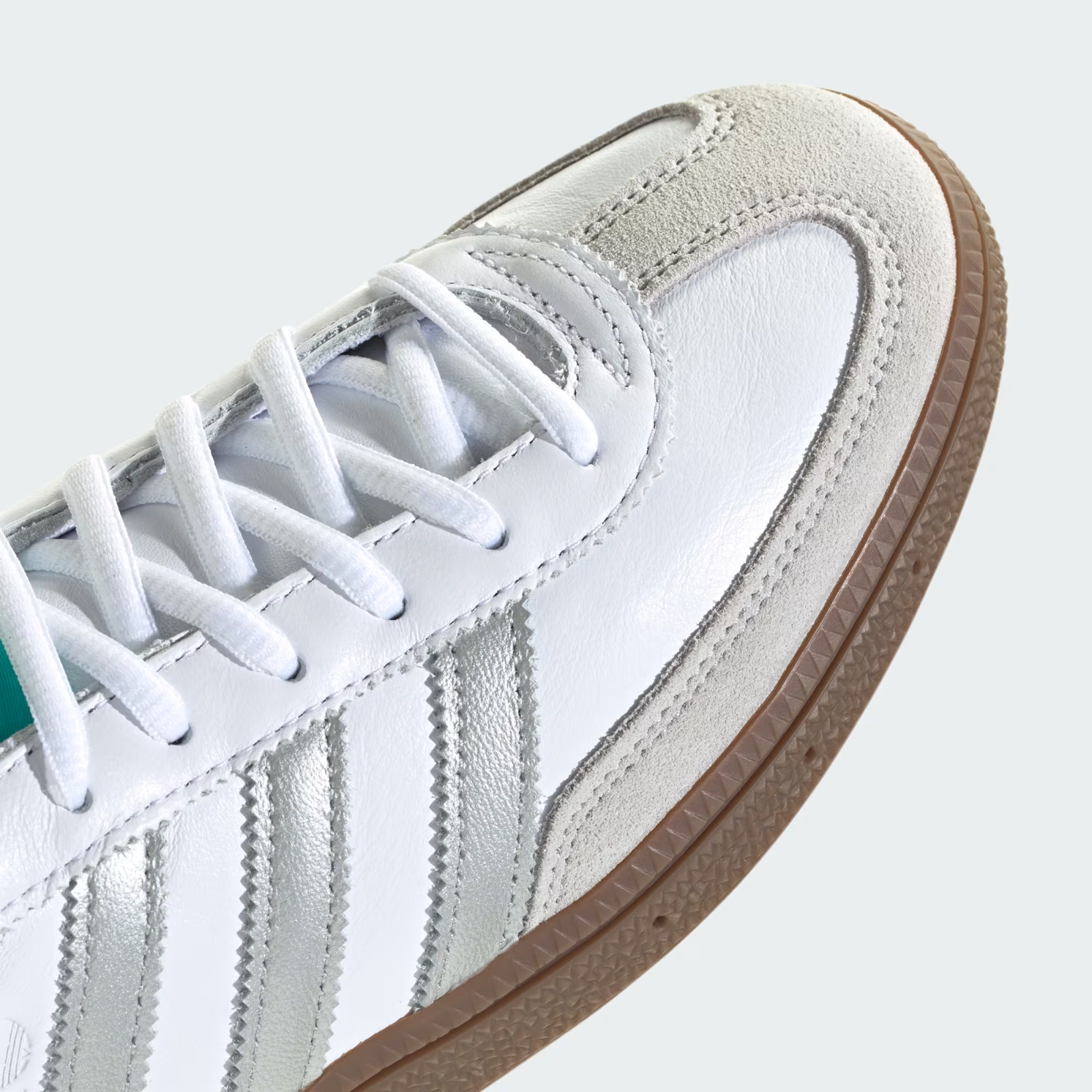 KJ1178 Mercedes AMG adidas Handball Spezial Cloud White Silver Metallic (Men's)