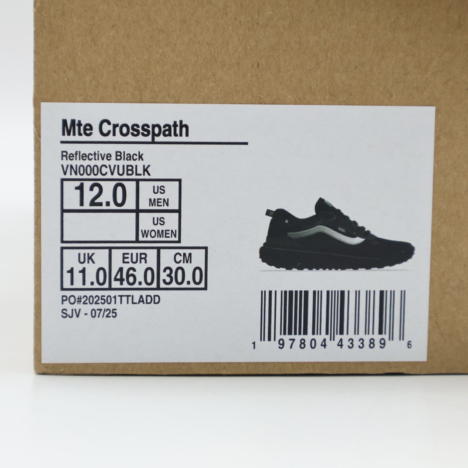 VN000CVUBLK Vans MTE Crosspath Reflective Black (Men's)