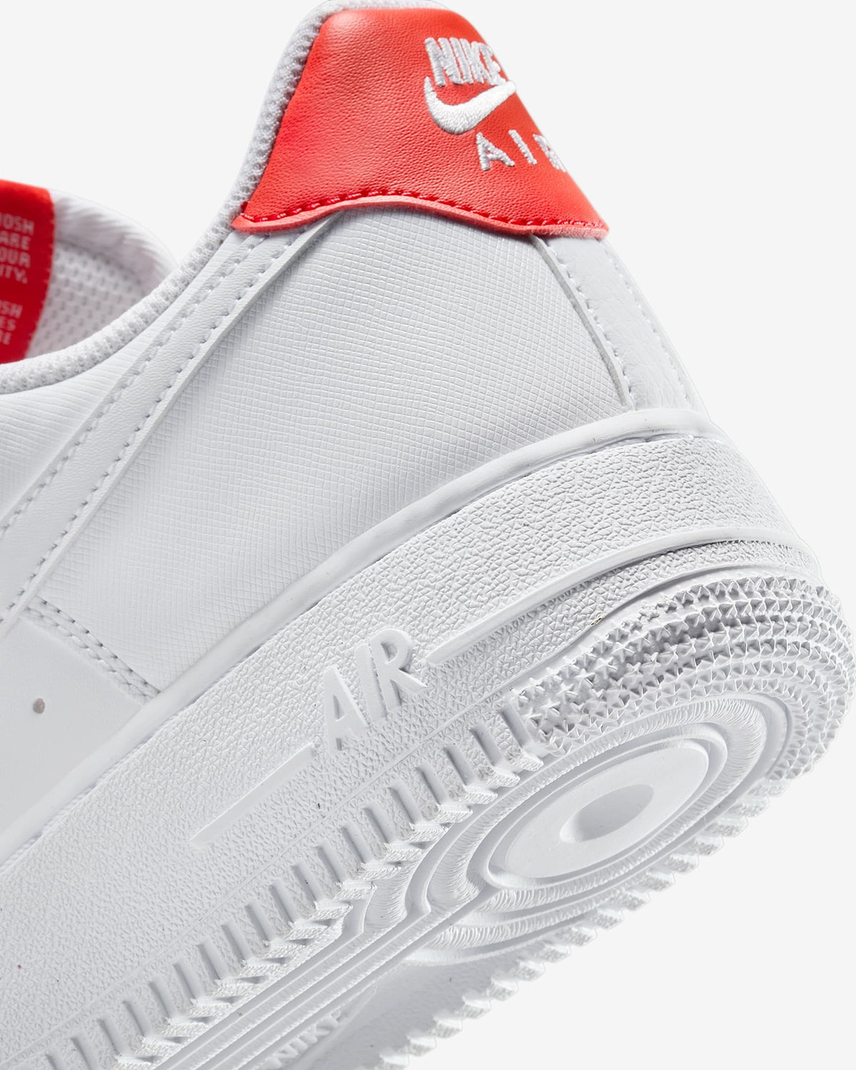 IB7167-103 Nike Air Force 1 Low Habanero Red (Women's)
