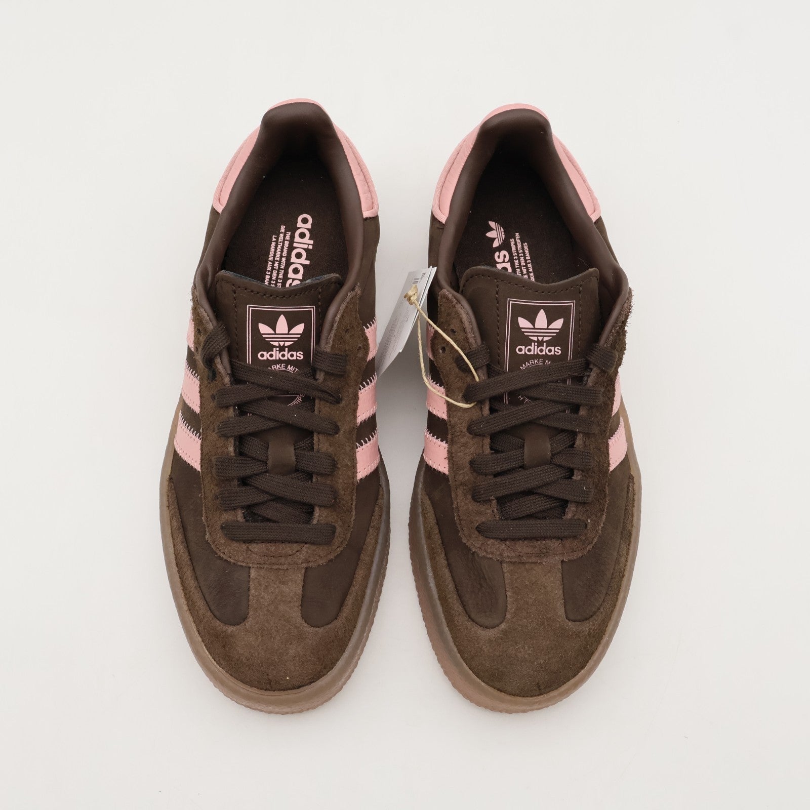 JI2744 adidas Originals Sambae Dark Brown Wonder Mauve Gum M2 (Women's)