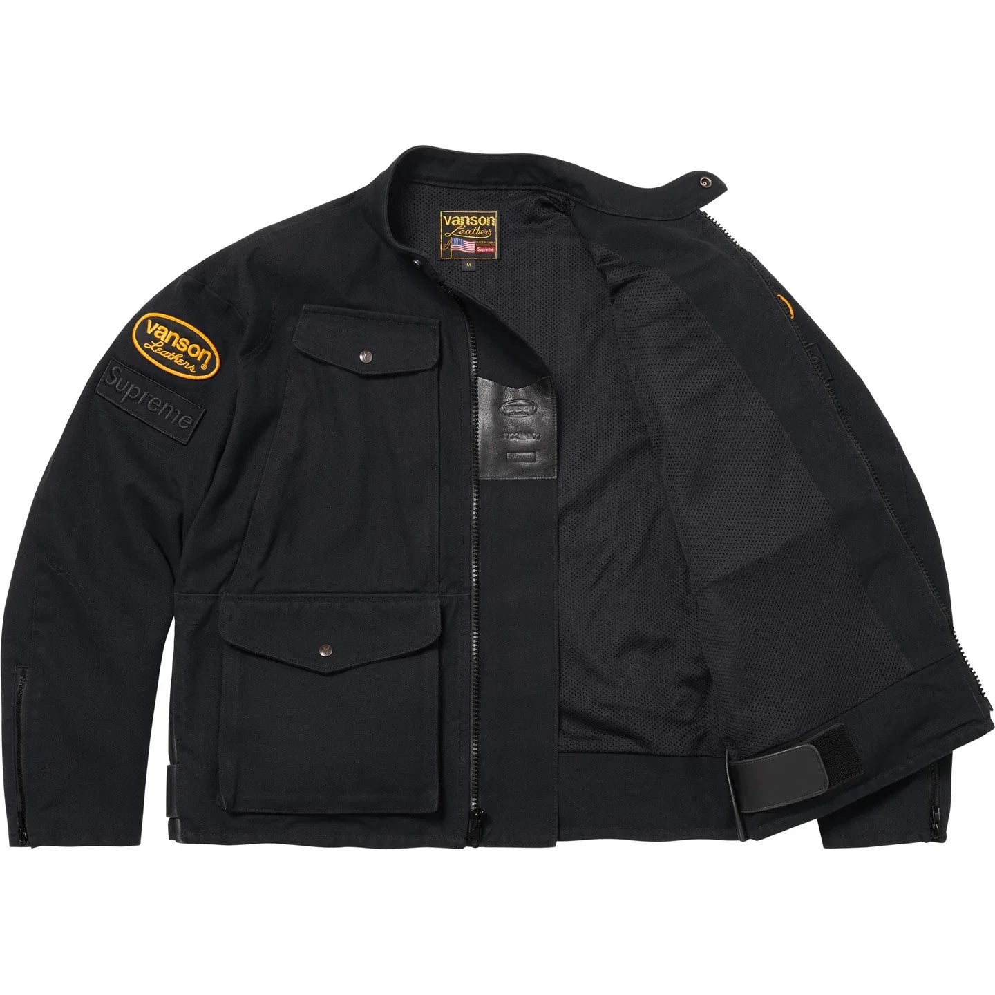 Supreme x Vanson Leathers Cordura Jacket Black