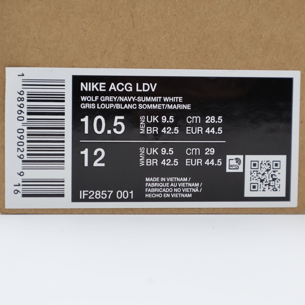 IF2857-001 Nike ACG LDV "Wolf Grey/Navy" (Men's)