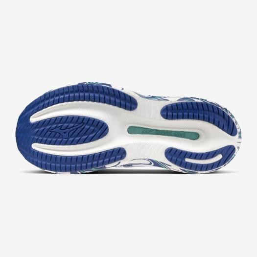 J1GU262382 Mizuno Wave Rider 30 "White/Blue/Sky Blue"