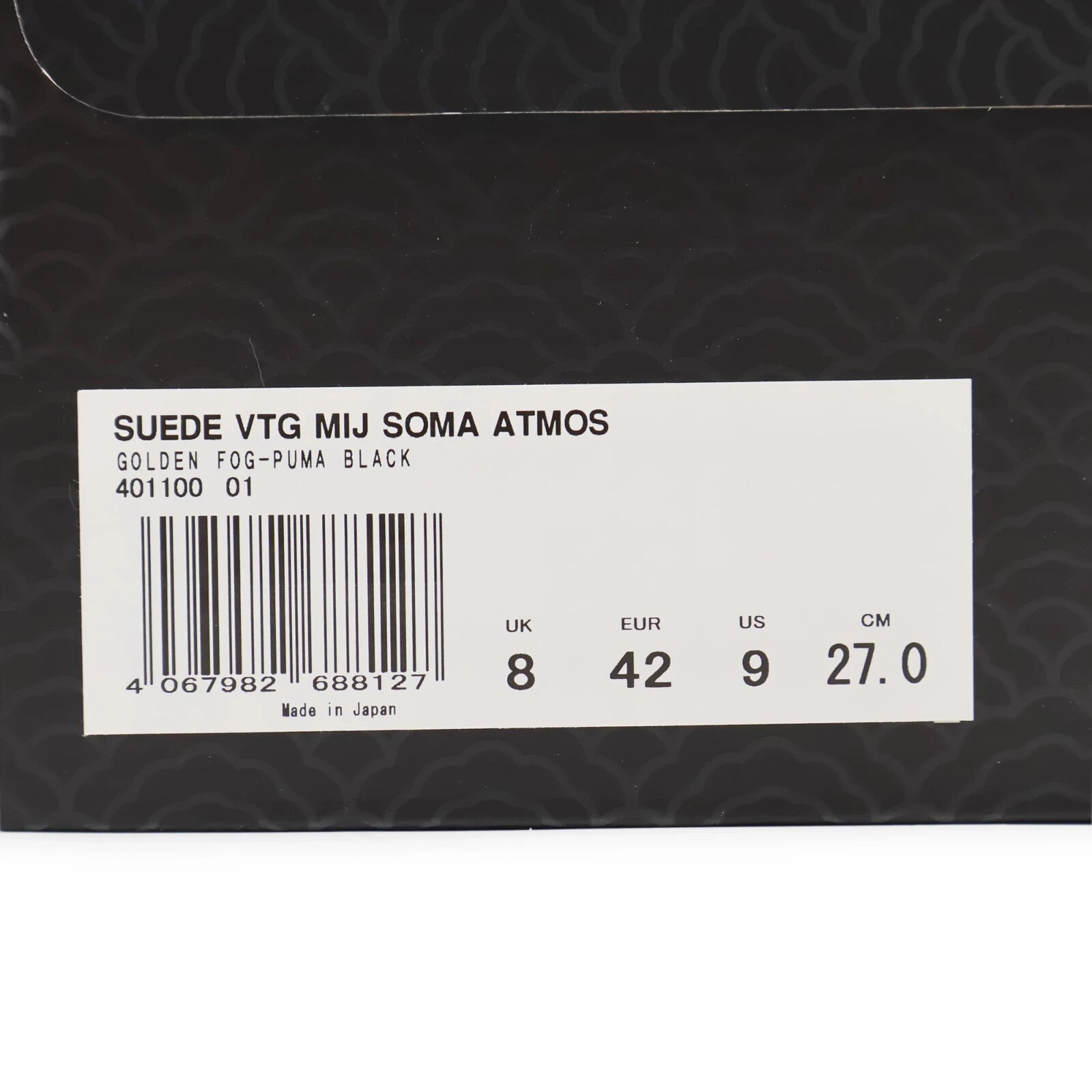 401100-01 atmos SOMA Puma Suede VTG MIJ Gold Monster (Men's)