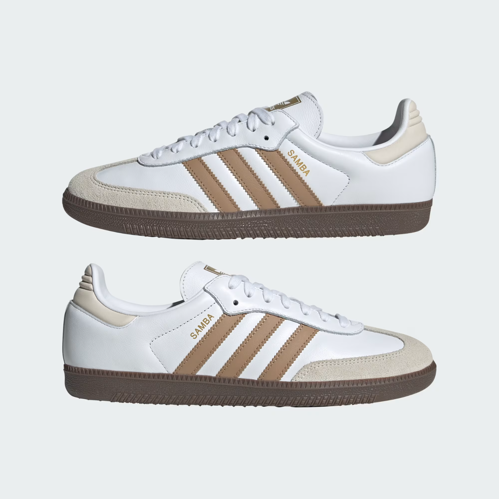 JR0912 adidas Originals Samba OG Cloud White Cardboard Gum (Men's)