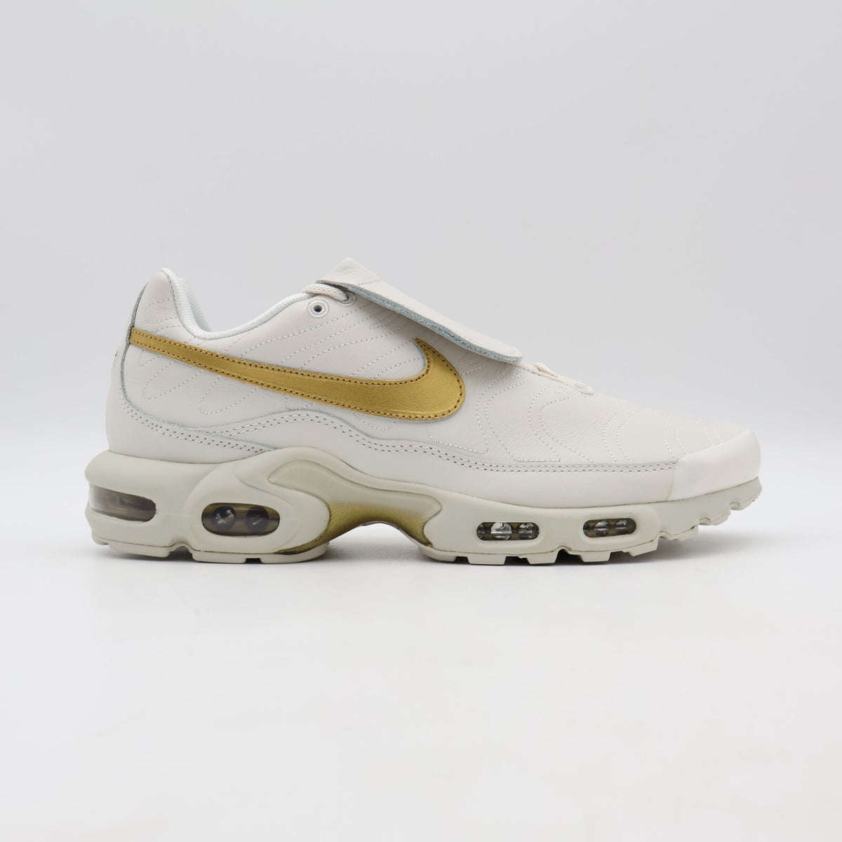 HV2541-001 Nike Air Max Plus Tiempo Phantom and Metallic Gold (Men's)