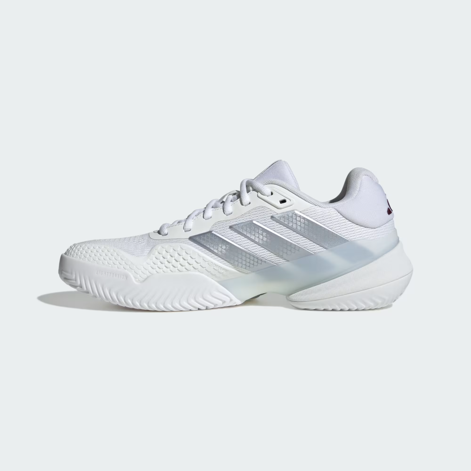KK4377 adidas Barricade 14 Tennis "Cloud White/Tech Grey Metallic" (Men's)