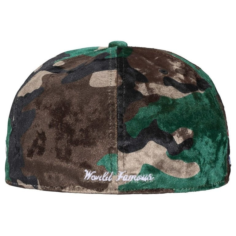 Supreme Crushed Velvet Box Logo New Era Woodland Camo