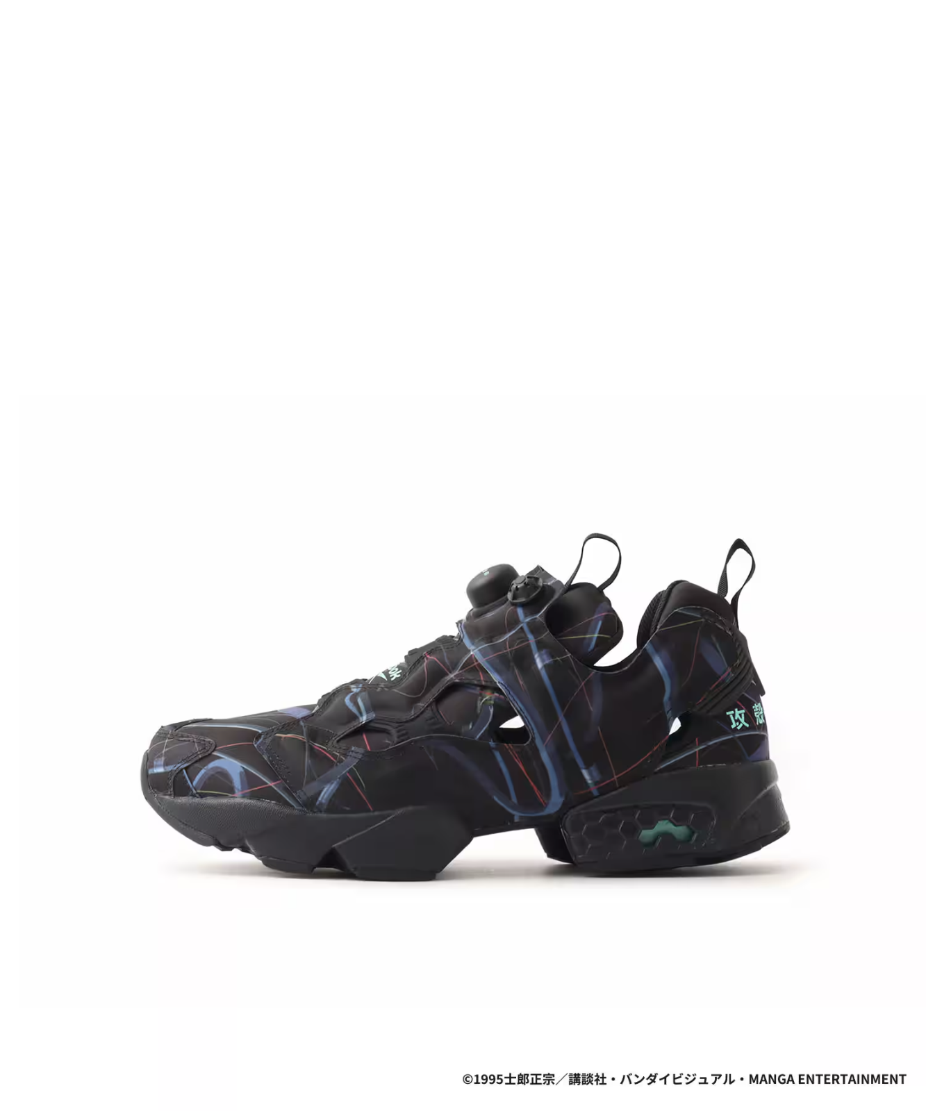 100249524 atmos Ghost in the Shell Ã Reebok Instapump Fury 94 Black (Men's)