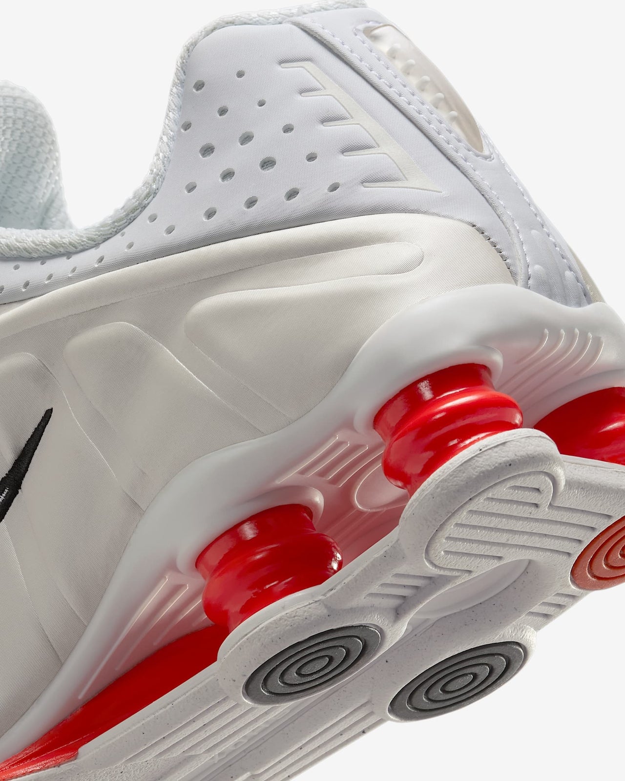 AR3565-103 Nike Shox R4 White Phantom Picante Red White (Women's)