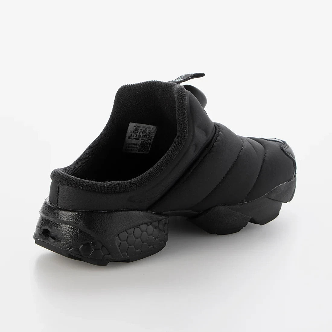 100217328 South2 West8 Reebok Instapump Fury Mule Black Black Green (Men's)