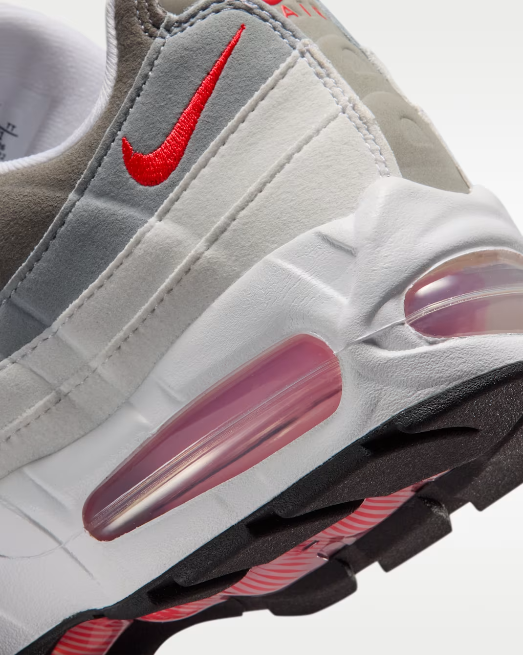 HJ5996-101 Nike Air Max 95 Big Bubble "White/Light Crimson" (Women's)