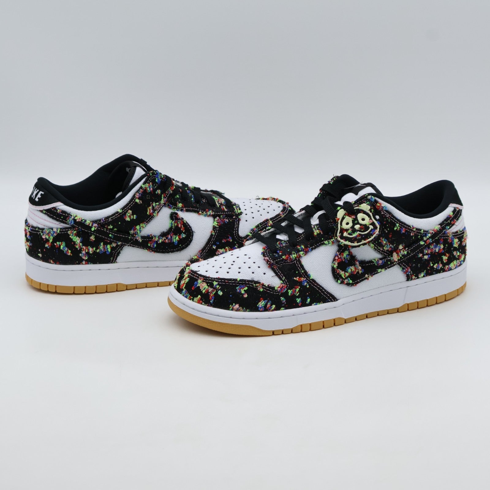 IB2263-100 Nike Dunk Low Panda White Gum Yellow (Men's)