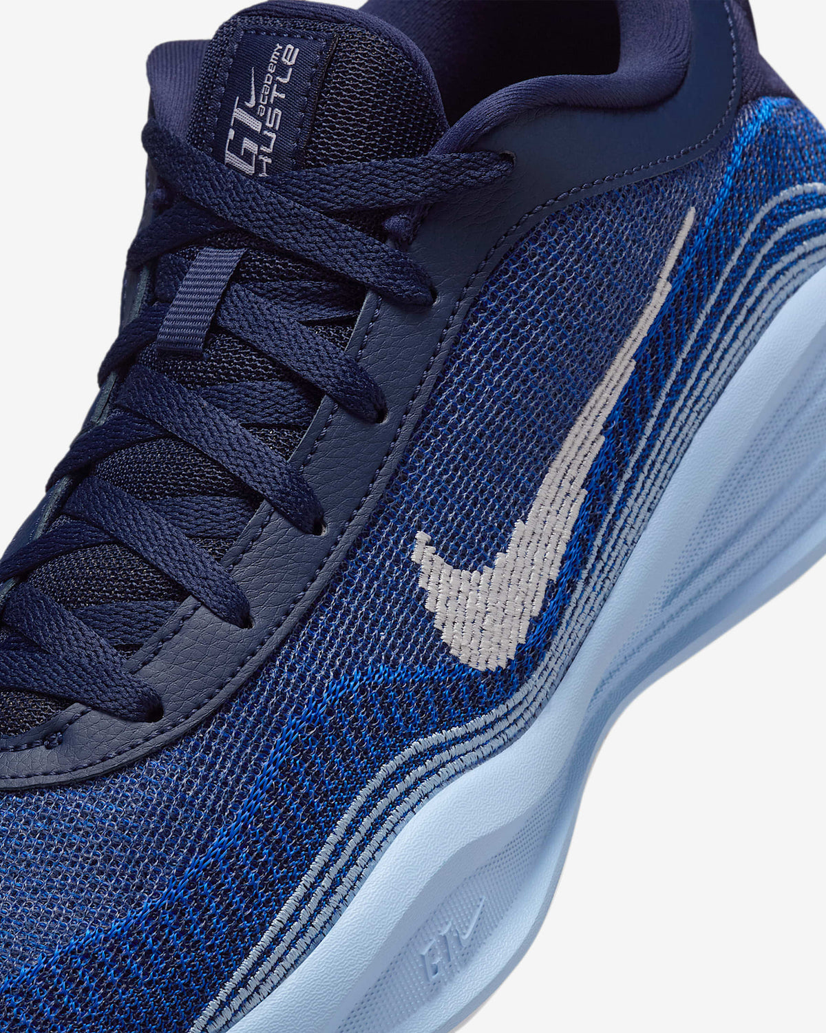FJ7808-401 Nike GT Hustle Academy College Navy Psychic Blue Racer Blue (Men's)