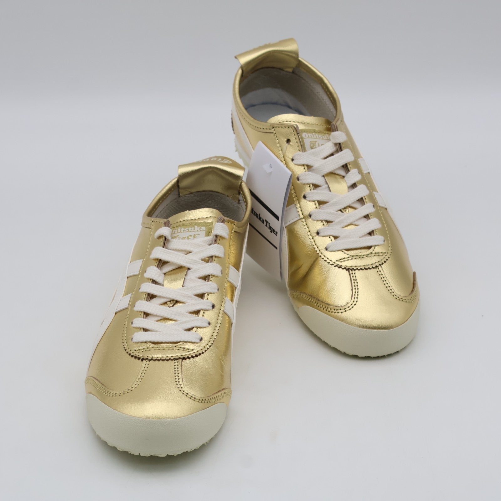 1183B566-201 Onitsuka Tiger Mexico 66 Gold White (Men's)