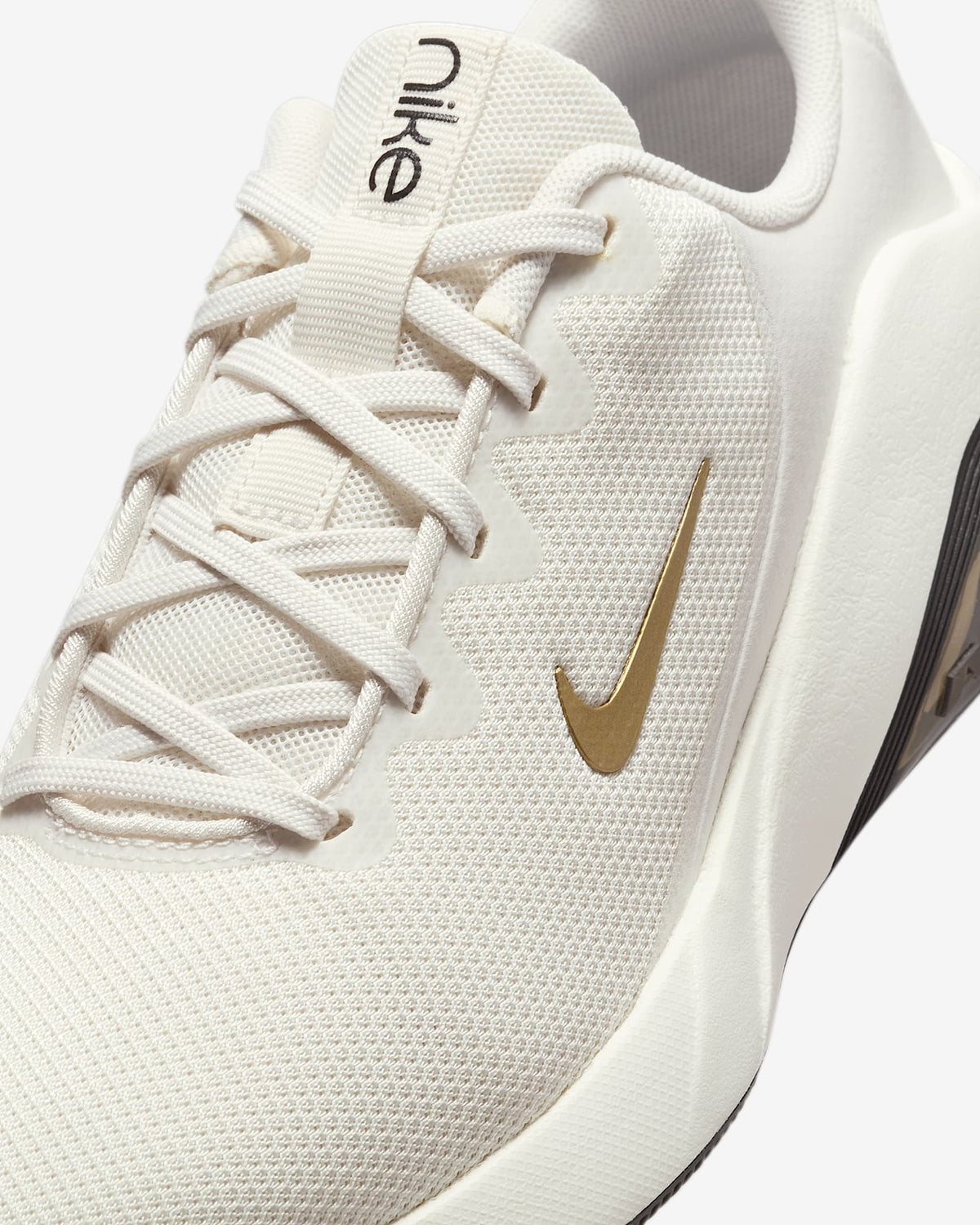 FZ1689-004 Nike Bella 7 Phantom Black Sail Metallic Gold (Women's)