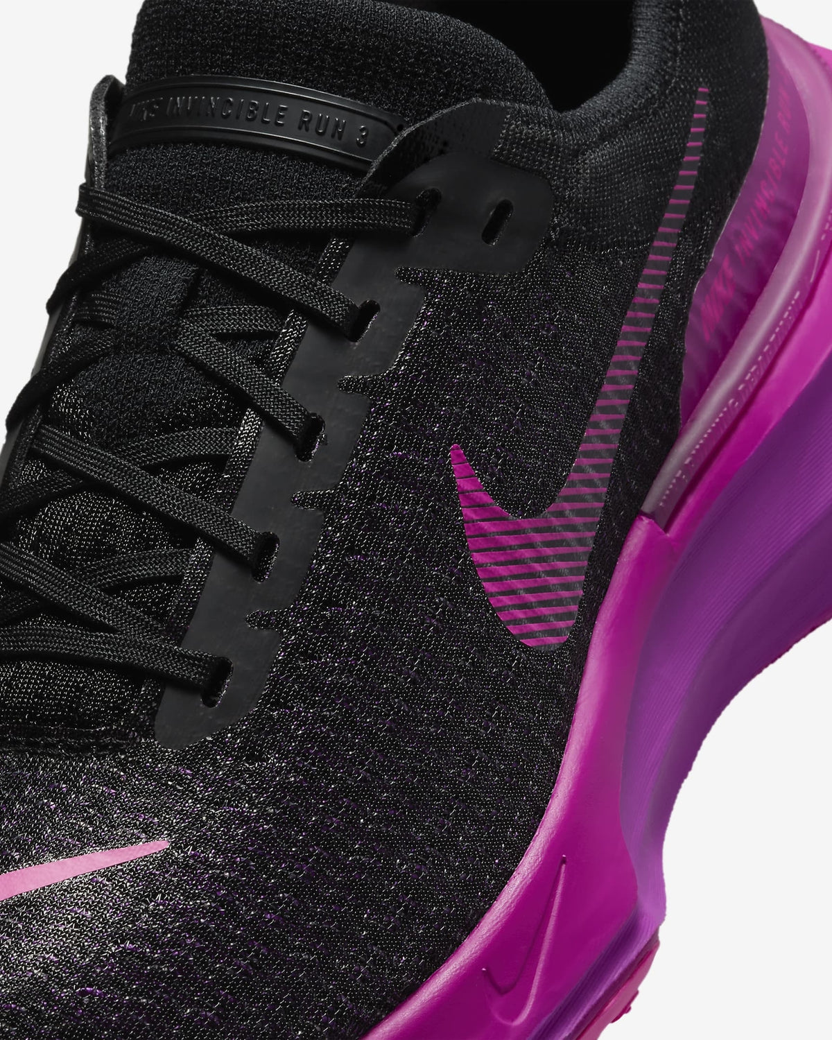 DR2615-006 Nike Invincible 3 Black Vivid Grape Hyper Violet Laser Fuchsia (Men's