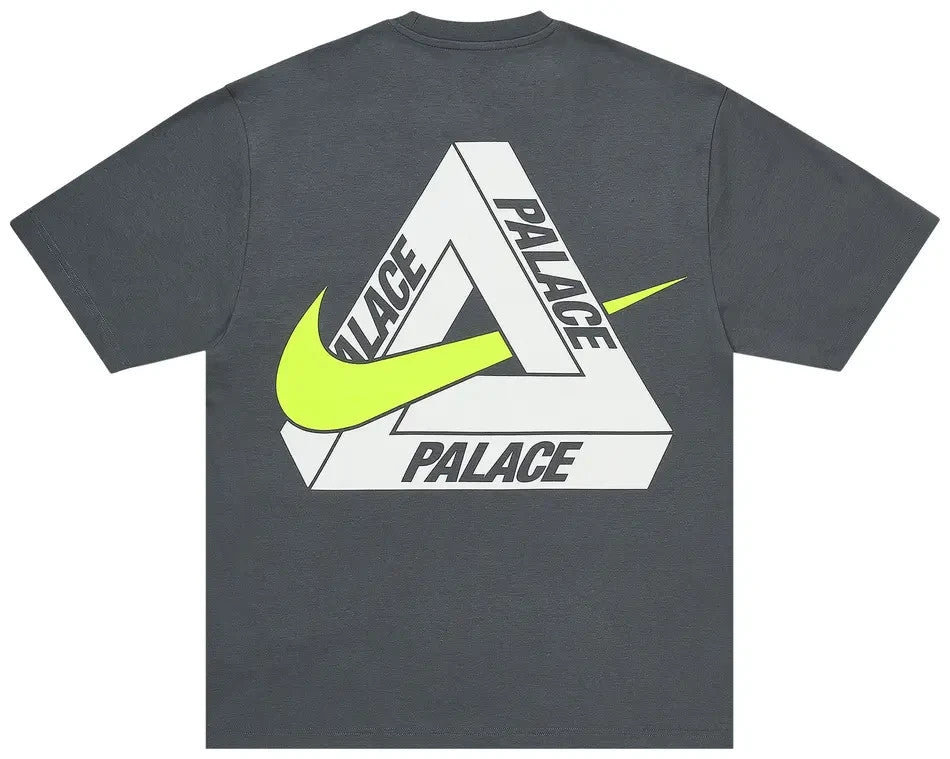 PALACE Nike Tri Swoosh T-Shirt Charcoal