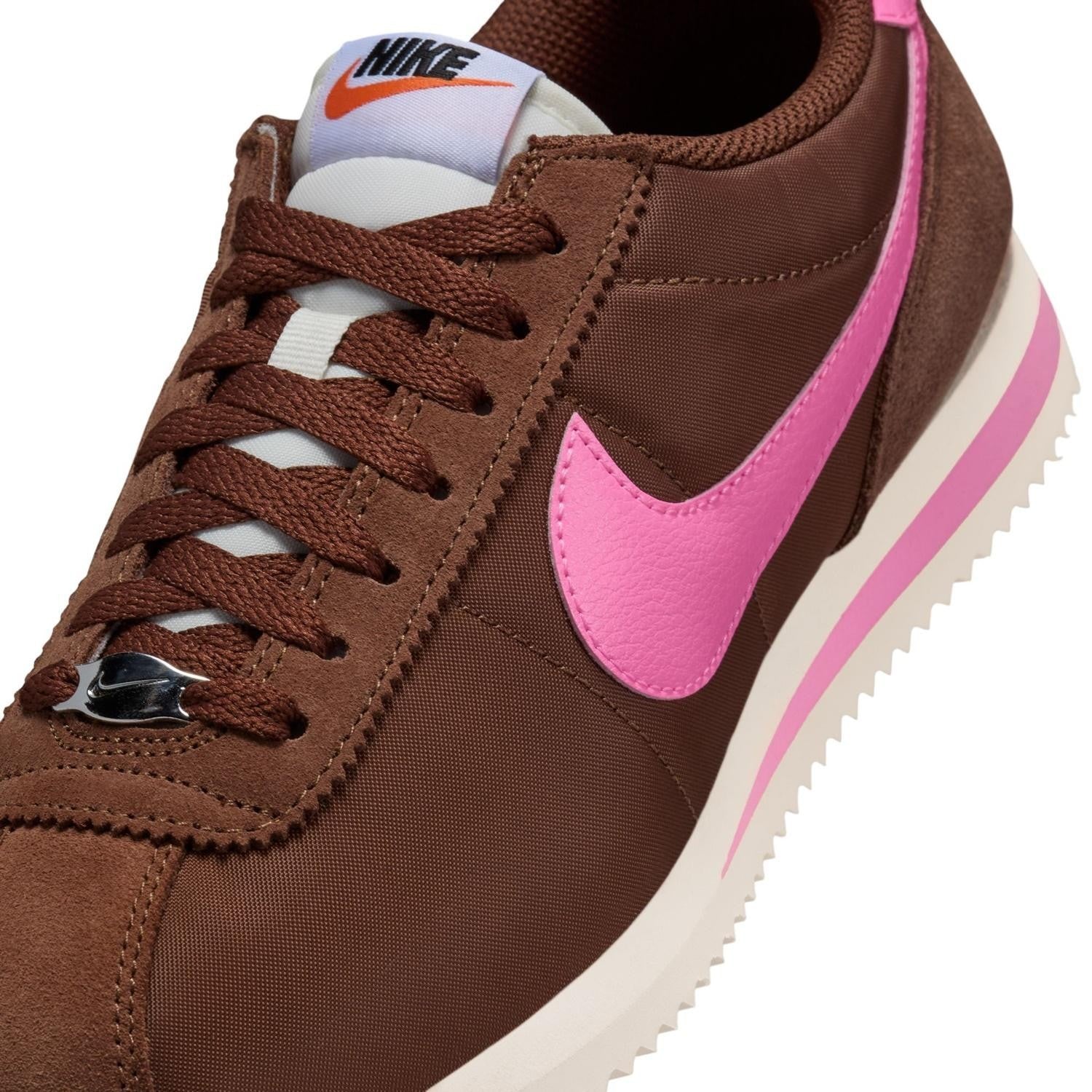 DZ2795-203 Nike CORTEZ FAUNA BROWN/PINK SPELL-SAIL-WHITE (Women's)