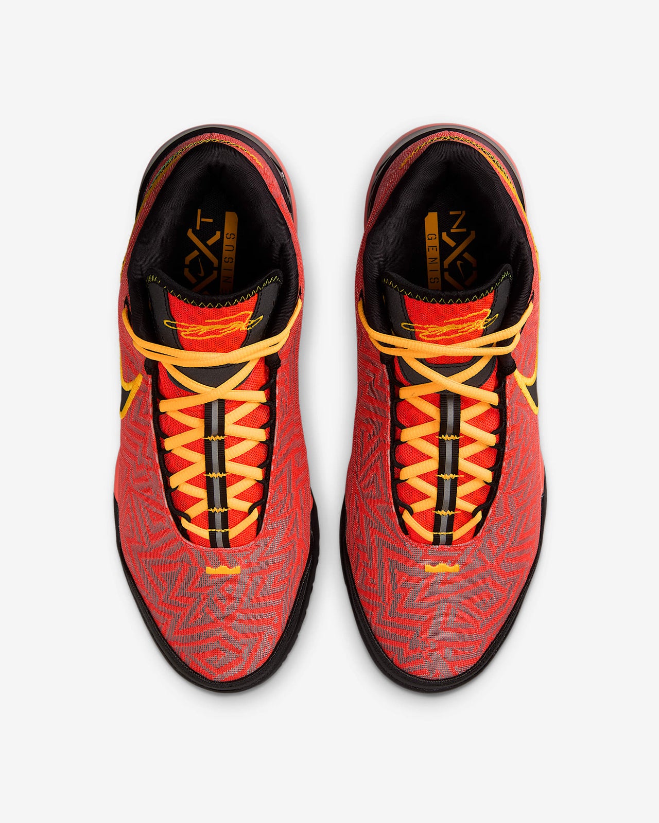 HF0711-600 Nike LeBron NXXT Genisus Bright Crimson Black Sundial Laser (Men's)