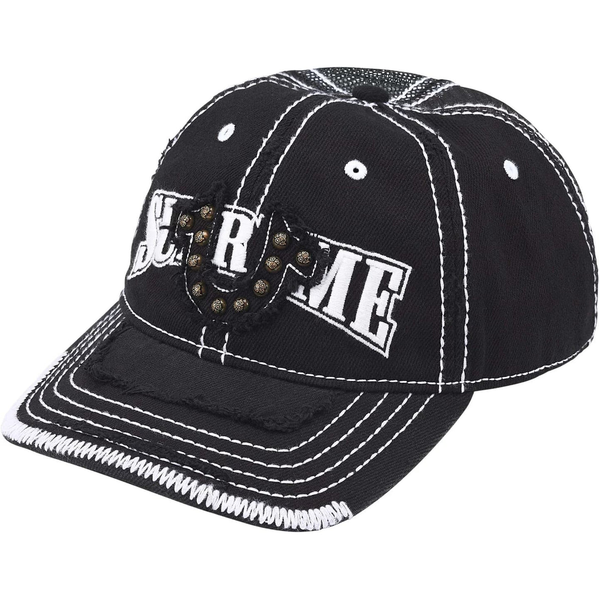 Supreme True Religion Mesh Back 6-Panel Black